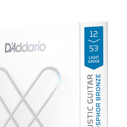 D'Addario XSAPB1253 | 12-53 Light Coated Acoustic Guitar Strings