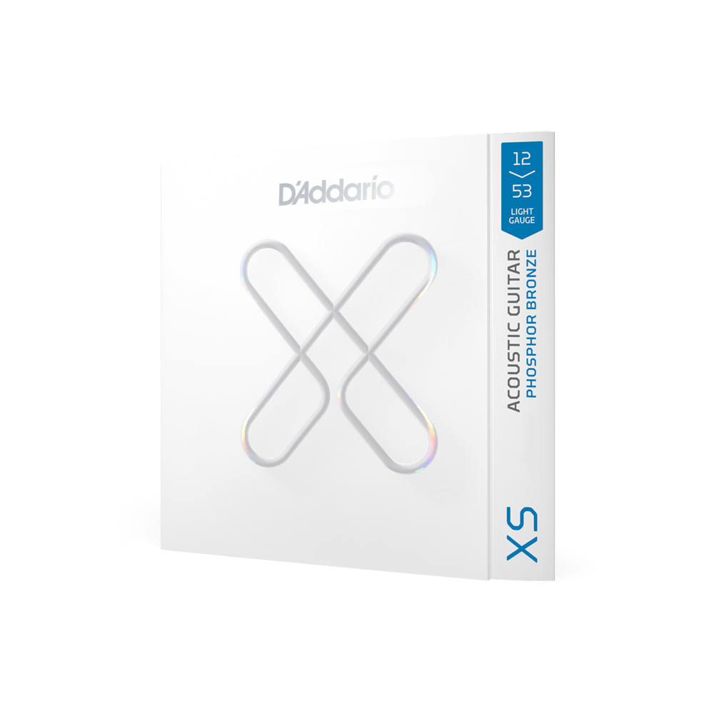 D'Addario XSAPB1253 | 12-53 Light Coated Acoustic Guitar Strings