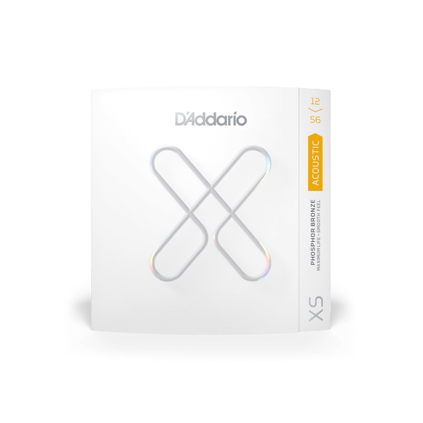 D'Addario XSAPB1256 | 12-56 Light Top/Medium Bottom Coated Acoustic Guitar Strings