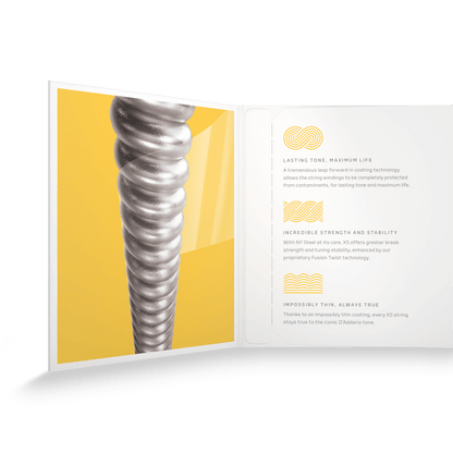 D'Addario XSE0946 | 09-46 Super Light Top/Regular Bottom Coated Electric Guitar Strings