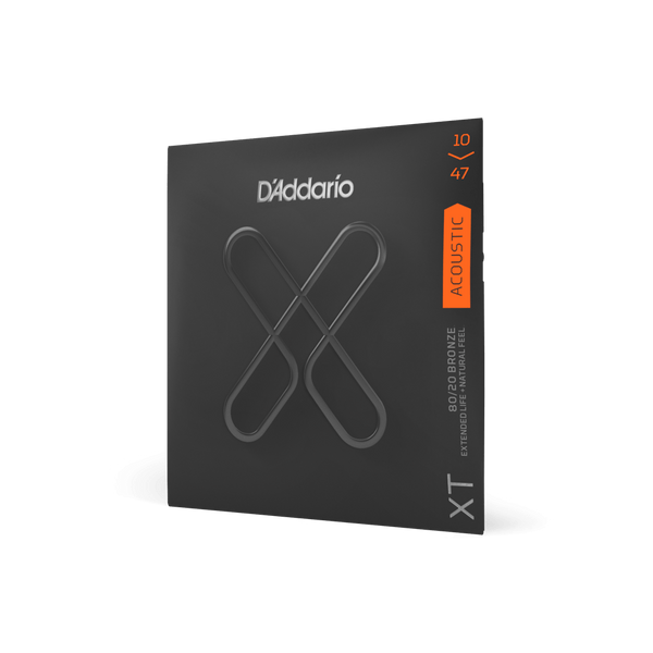 D'Addario XTABR1047 | 10-47 Extra Light Coated Acoustic Guitar Strings