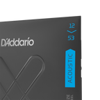D'Addario XTABR1253 XT 80/20 Bronze Acoustic Guitar Strings - Light 12-53 Coated