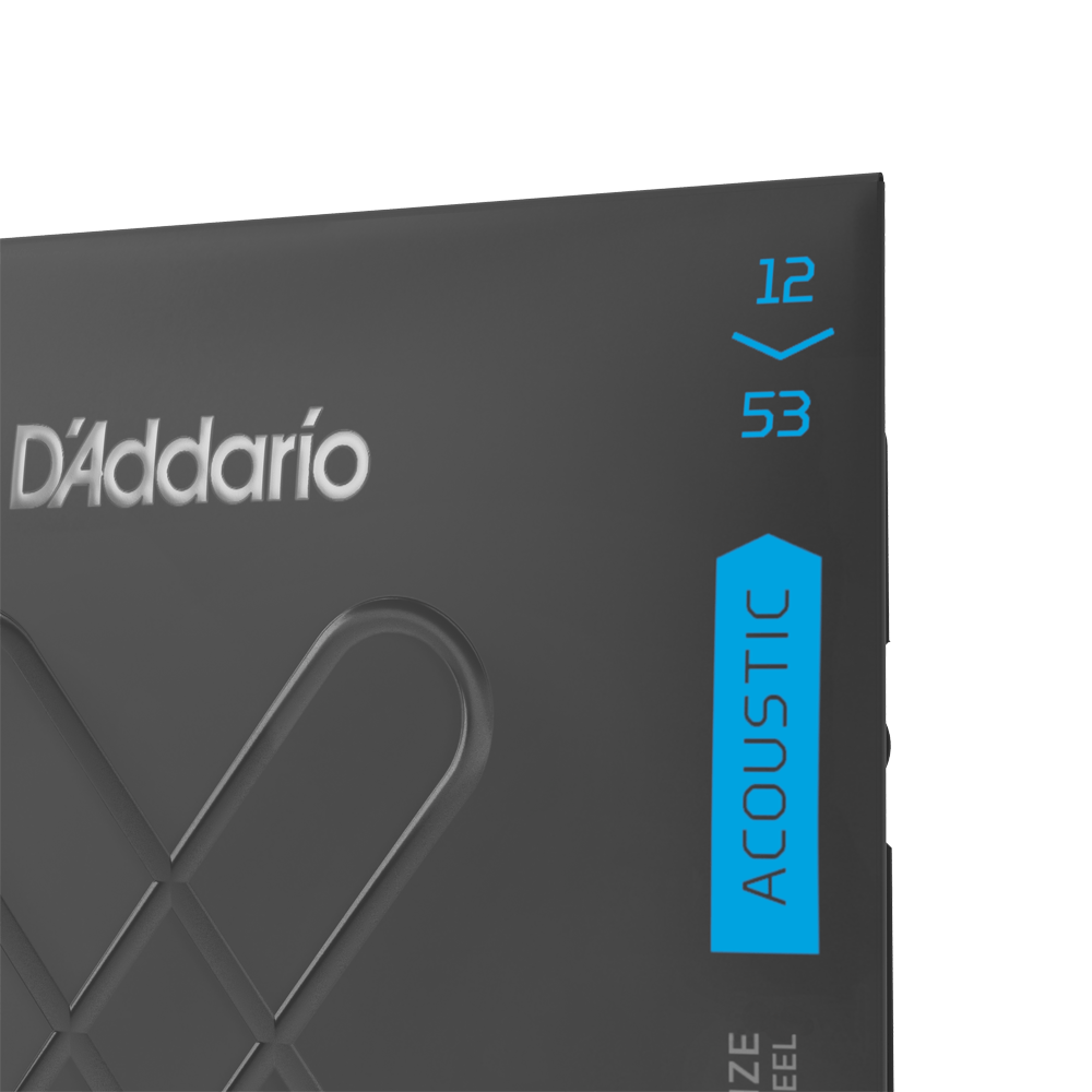 D'Addario XTAPB1253 XT Phosphor Bronze Acoustic Guitar Strings - Light 12-53 Coated