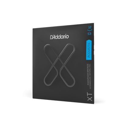 D'Addario XTAPB1253 | 12-53 Light Coated Acoustic Guitar Strings