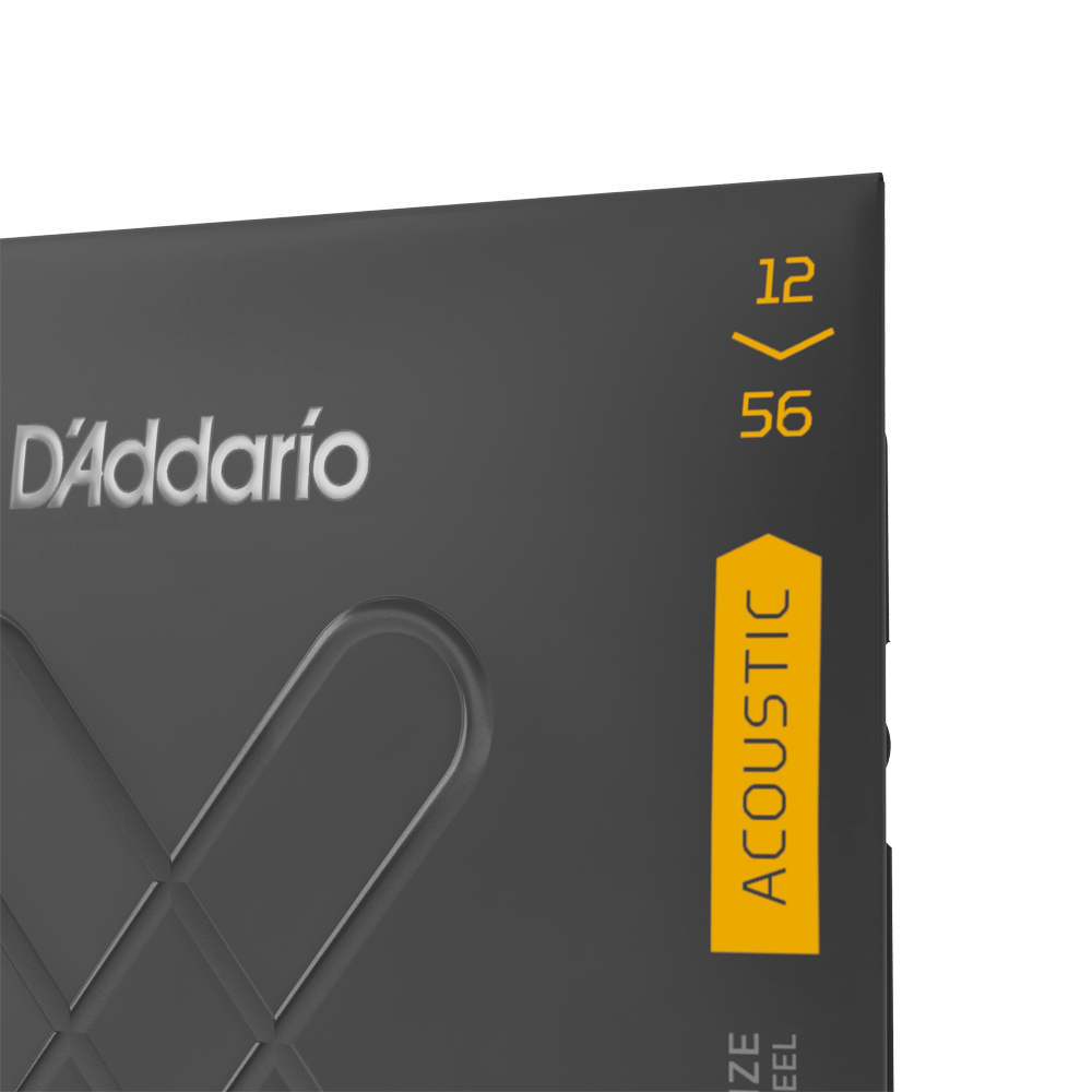 D'Addario XTAPB1256 XT Coated Acoustic Strings - Light Top Medium Bottom 12-56