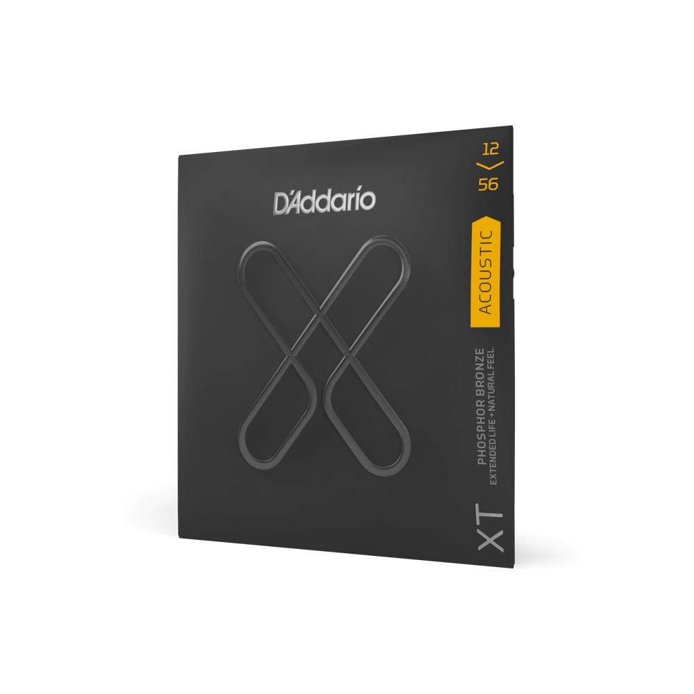 D'Addario XTAPB1256 XT Coated Acoustic Strings - Light Top Medium Bottom 12-56