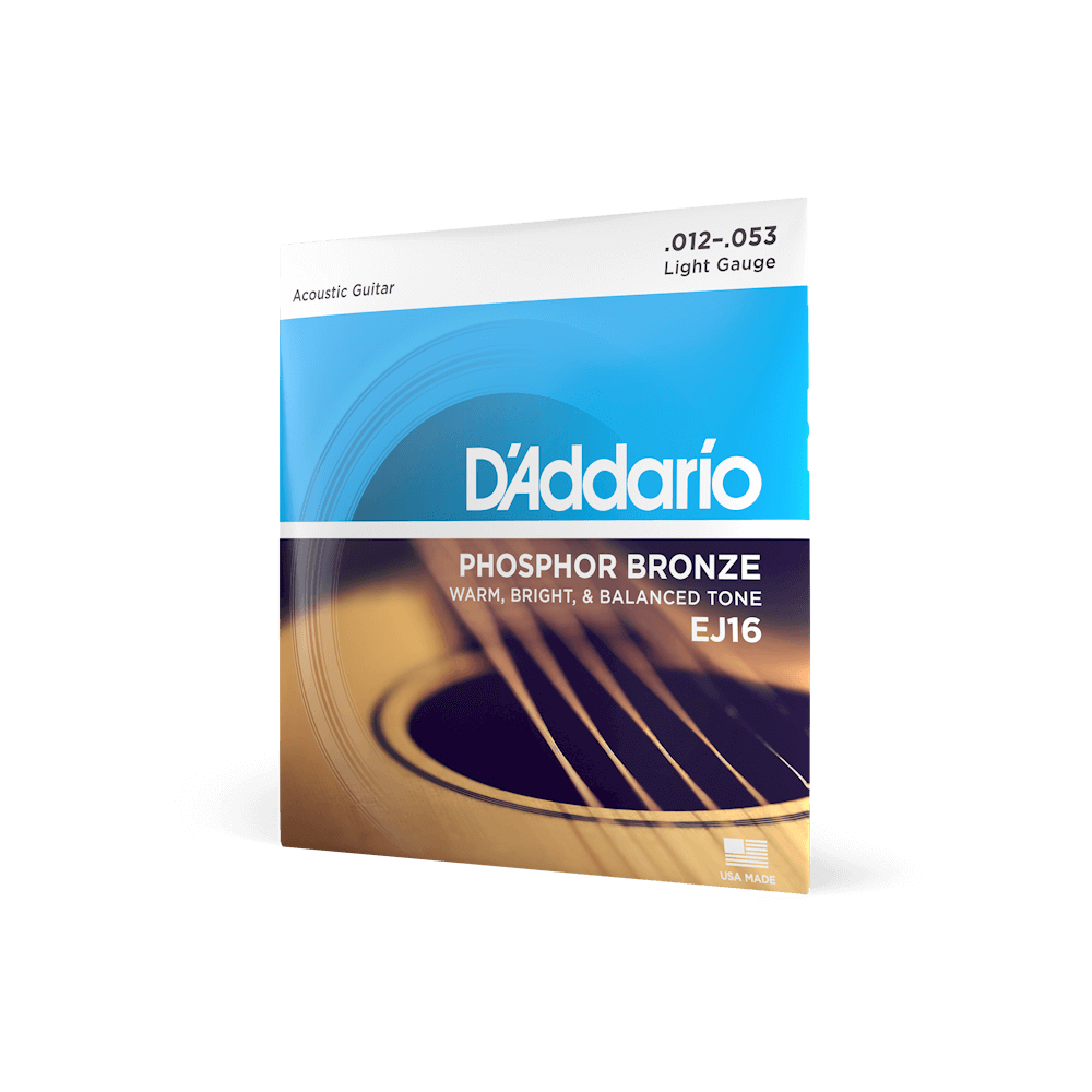 D'Addario EJ16 | 12-53 Light Acoustic Guitar Strings