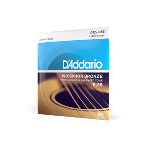 D'Addario EJ16 | 12-53 Light Acoustic Guitar Strings