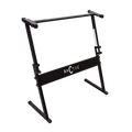 Guitar World Store Arctic AR-ZKS-03 heavy-duty black Z-style adjustable keyboard stand with non-slip feet.
