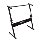 Guitar World Store Arctic AR-ZKS-03 heavy-duty black Z-style adjustable keyboard stand with non-slip feet.