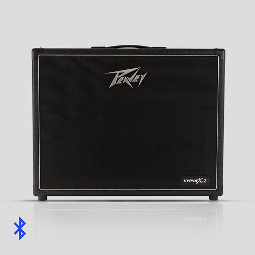 Guitar World Store Peavey Vypyr X2 60W guitar modeling combo amp with 12-inch speaker and Bluetooth.