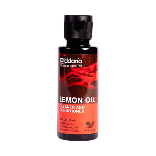 D'Addario PW-LMN Lemon Oil Fretboard Cleaner and Conditioner for Guitar