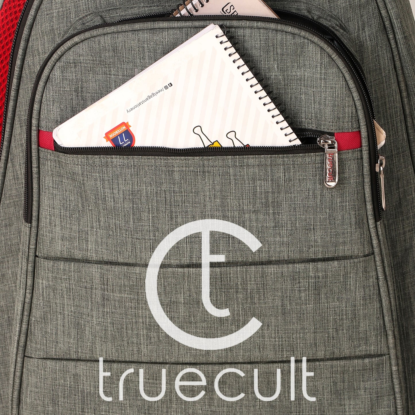 True Cult Acoustic Guitar Bag for 38-42" Guitar | Padded, Waterproof, Lightweight Travel Gig Case | Grey