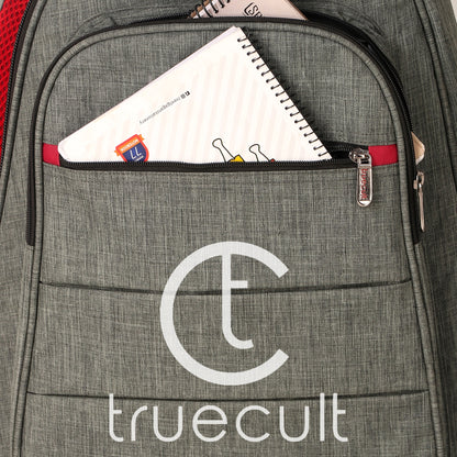 True Cult Acoustic Guitar Bag for 38-42" Guitar | Padded, Waterproof, Lightweight Travel Gig Case | Grey