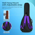 True Cult Padded Acoustic Guitar Bag – Violet | Fits Yamaha, Fender, Ibanez, Cort, ESP, Epiphone, Kadence & More