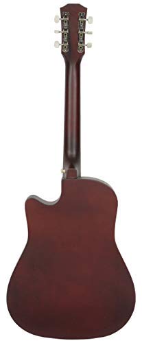 Intern INT-38C Acoustic Guitar Kit, With Bag, Strings, Pick And Strap, Natural INT-38C-NT-G 38