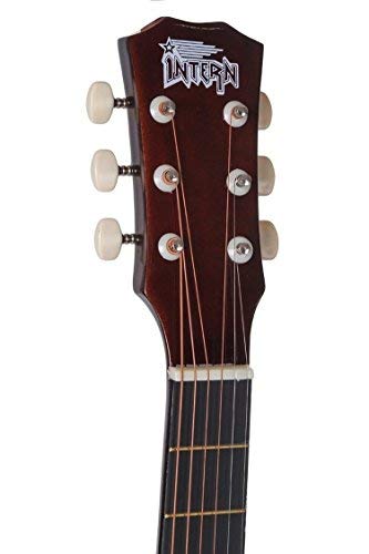 Intern INT-38C Acoustic Guitar Kit, With Bag, Strings, Pick And Strap, Natural INT-38C-NT-G 38