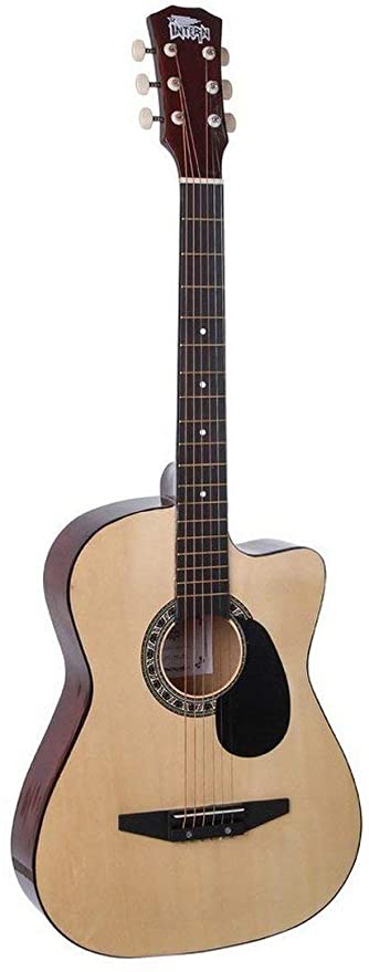 Intern INT-38C Acoustic Guitar Kit, With Bag, Strings, Pick And Strap, Natural INT-38C-NT-G 38