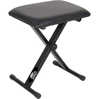 Intern Adjustable Padded Keyboard Stool for Piano & Keyboard (Black)