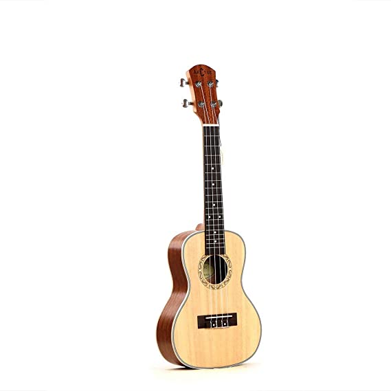 Arctic AC-UK24SPR Concert Ukulele Kit with Bag and String Set (Natural)