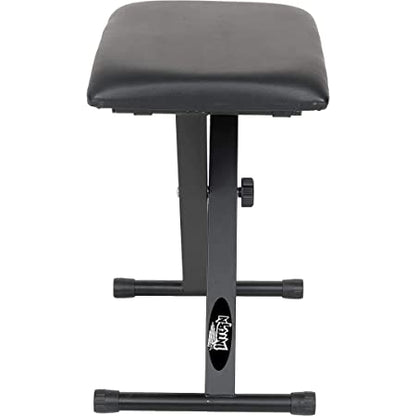 Intern Adjustable Padded Keyboard Stool for Piano & Keyboard (Black)