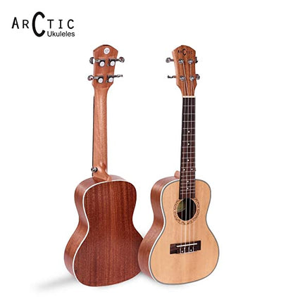 Arctic AC-UK24SPR Concert Ukulele Kit with Bag & Strings (Natural)