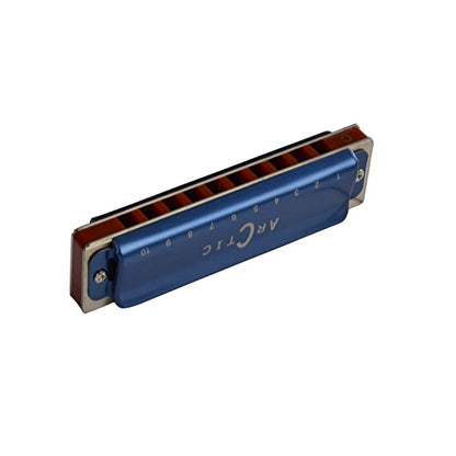 ARCTIC C Scale 10-Hole Premium Harmonica with Case & Cloth