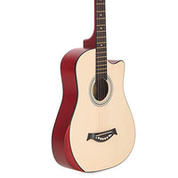 Intern 38 Inch Carbon Fibre Acoustic Guitar - Natural