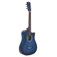 Intern 38 Inch Carbon Fibre Acoustic Guitar - Blue