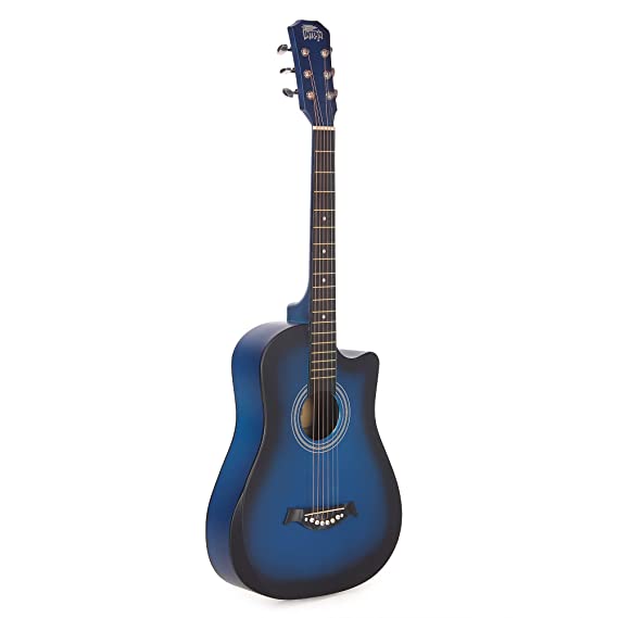 Intern 38 Inch Carbon Fibre Acoustic Guitar - Blue