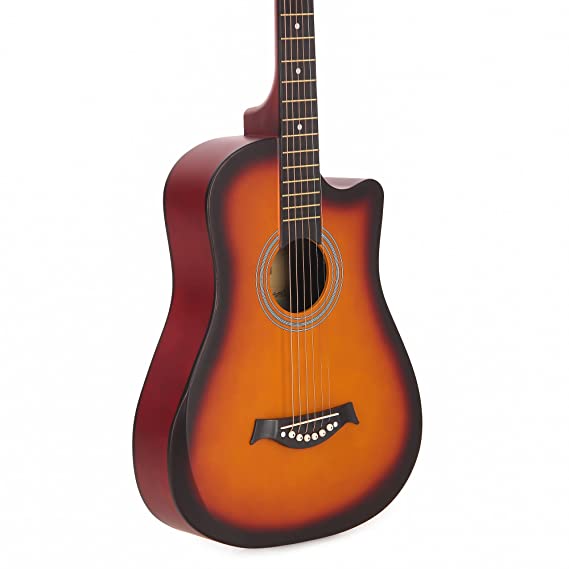 Intern 38 Inch Carbon Fibre Acoustic Guitar - Sunbrust
