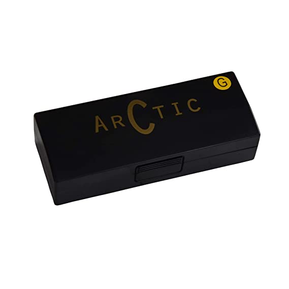 ARCTIC AR-HA-10G G Scale 10-hole/20 tones Premium Harmonica/Mouth Organ with Case and Cloth for Professional and Amateurs. Ultra premium finish and durable built