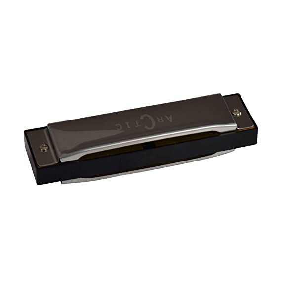 ARCTIC G Scale 10-Hole 20-Tone Harmonica | Premium Mouth Organ with Case & Cloth