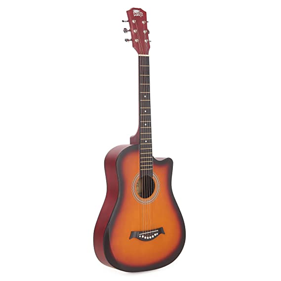 Intern 38 Inch Carbon Fibre Acoustic Guitar - Sunbrust