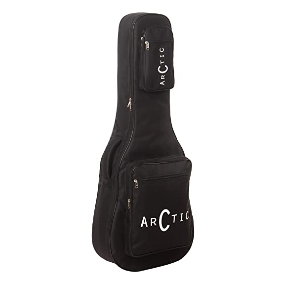 ARCTIC AR-AG-BB Acoustic Guitar Bag with Foam Padding (Black)