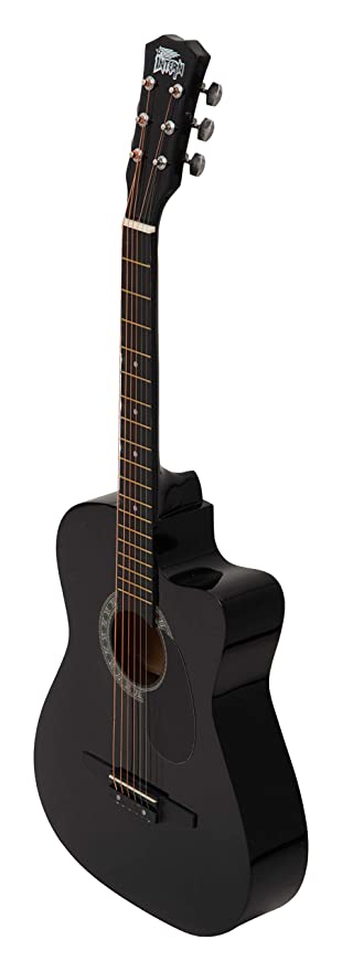 Intern INT-38C-BK-G Cutaway Right-Handed Acoustic Guitar Kit