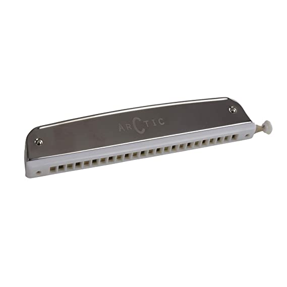 ARCTIC C Scale 24-Hole Chromatic Scale Changer Harmonica with Case – Premium Mouth Organ