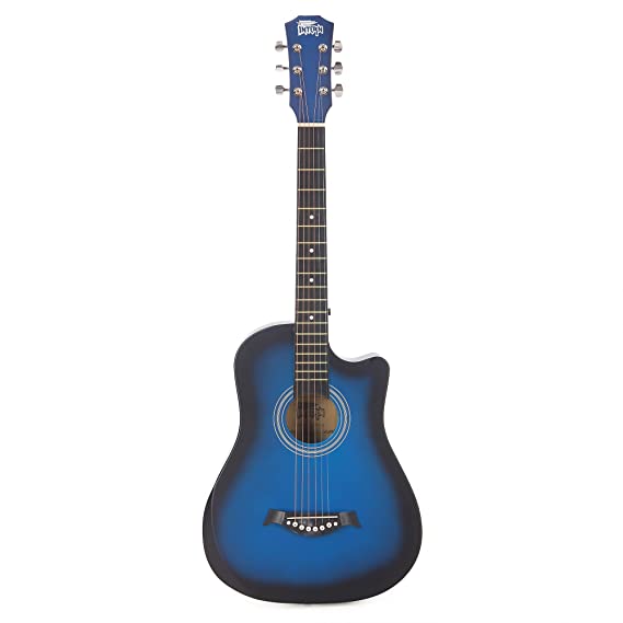 Intern 38 Inch Carbon Fibre Acoustic Guitar - Blue