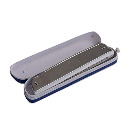 ARCTIC C Scale 24-Hole Chromatic Harmonica with Case (Premium)