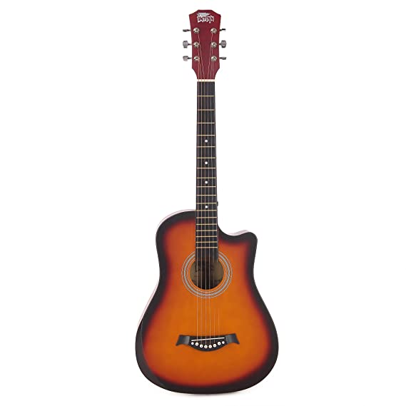 Intern 38 Inch Carbon Fibre Acoustic Guitar - Sunbrust