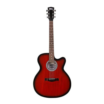 Intern Made in India Acoustic Guitar Package (39 inches Cutaway)