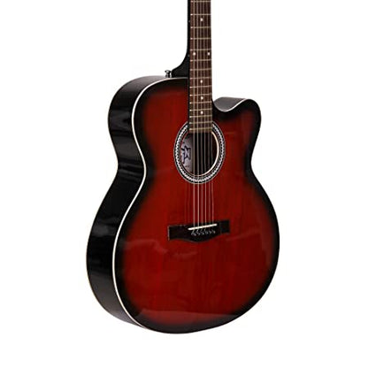 Intern Made in India Acoustic Guitar Package (39 inches Cutaway)