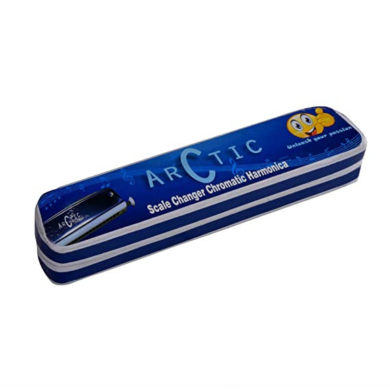 ARCTIC C Scale 24-Hole Chromatic Harmonica with Case (Premium)