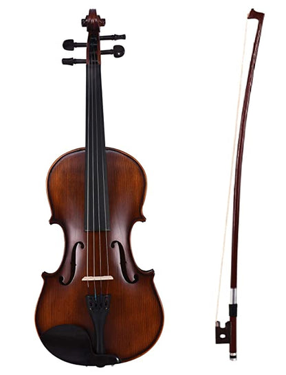 Arctic Apex 4/4 Violin Kit with Case, Bow & Rosin (Solid Wood)
