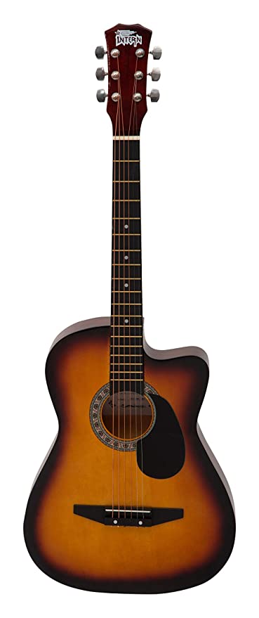 Intern INT-38C Acoustic Guitar Set - Sunbrust Glossy Finish