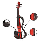 ARCTIC Professional 4/4 Electric Violin with Bow, Headphones, Case & Extras