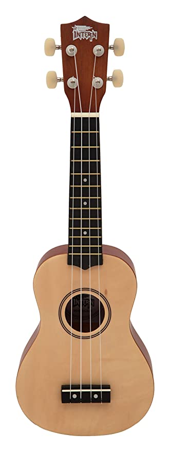 Intern INT-UK21LD-NT Soprano Ukulele with Bag (Natural)
