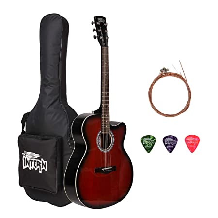 Intern Made in India Acoustic Guitar Package (39 inches Cutaway)