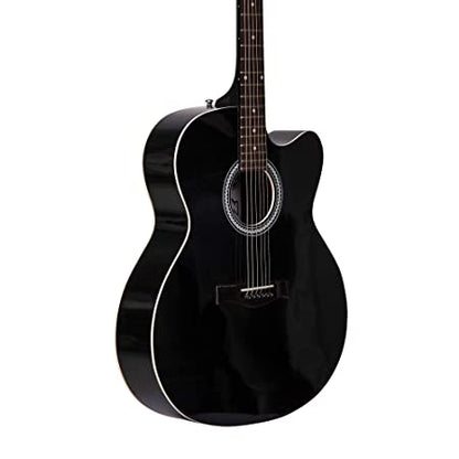 Intern Made in India Acoustic Guitar Package (39 inches Cutaway)