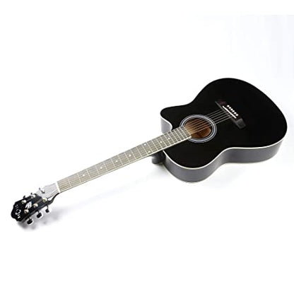 ARCTIC Sky Series 39" Guitar Ultra Pack with Bag, Picks, Stand, Tuner (Black)